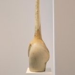 sculpture inspired by the ancient cycladic sculpture , produced by Greek contemporary artis Eleni Kolaitou